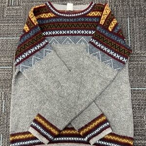 Men's Multicolor Patterned Sweater